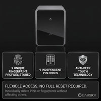 1.5 Cu. Ft. Touchscreen Biometric Keypad Security Safe — Results & Stats
