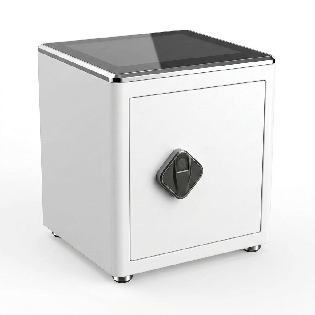 Biometric Security Safe Built for Advanced Protection, 2.4 Cu Ft Capacity, LED Touchscreen, Removable Shelving — Studio Shot