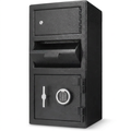 Depository Safe Built for Cash Drop Security, Digital Keypad, 0.72-0.78 Cu. Ft., Steel Anti-Fish Drawer