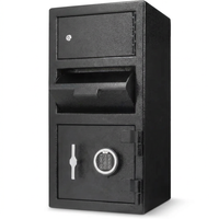 Large Locker Depository Safe with Digital Keypad, 0.72 and 0.78 Cu. Ft. — Studio Shot